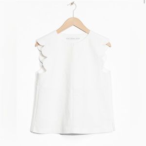 & Other Stories white sleeveless blouse